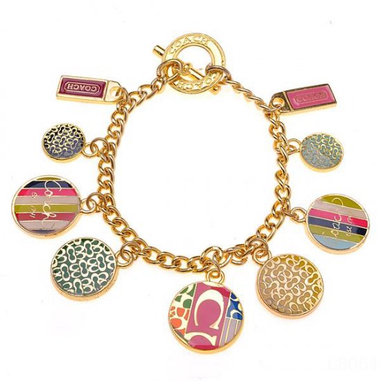 Coach Fashion Logo Gold Bracelets CWR | Women